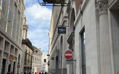 Lombard Street’s hanging signs