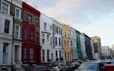 Notting Hill’s colourful houses