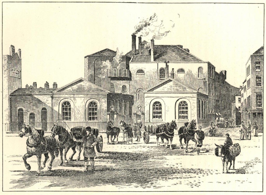 Beer flood - Horseshoe_Brewery,_London,_c._1800